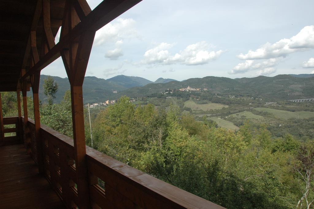 Chalet Dei Parchi Bed & Breakfast Saracinesco Dış mekan fotoğraf